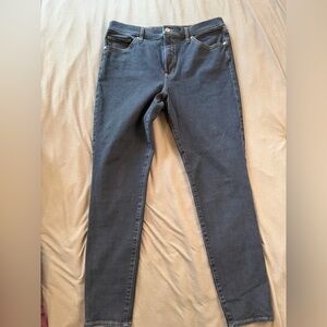 Express Women's Skinny Jeans - Dark Blue